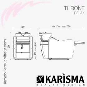 BACS DE LAVAGE - THRONE (Dimensions) Karisma