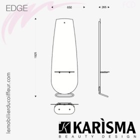 EDGE (Dimensions) | Coiffeuse | Karisma