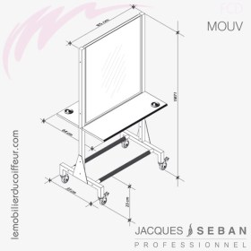 MOUV (Dimensions) | Coiffeuse | Jacques SEBAN