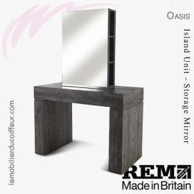 OASIS (Ilot + étagères) | Coiffeuse | REM 