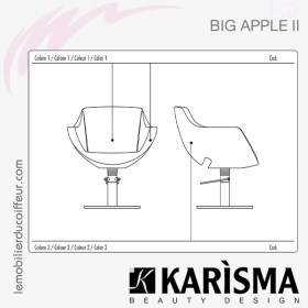FAUTEUIL DE COUPE - BIG APPLE 2 (Couleurs) Karisma