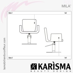 FAUTEUIL DE COUPE - MILA (Couleurs) Karisma
