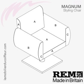 Fauteuil de coupe | Magnum (Couleurs) REM