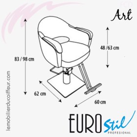 Fauteuil de coupe | Art (Dimensions) | Eurostil