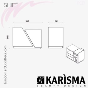 SHIFT (Dimensions) | Meuble caisse | Karisma