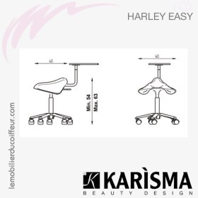 HARLEY EASY (Plateau dimensions) | Tabouret de coiffeur | Karisma