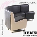 Fauteuil d'Attente | ELEGANCE Angle + droit bi-color | REM