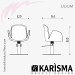 FAUTEUIL DE COUPE -  LILIUM (Dimensions) Karisma