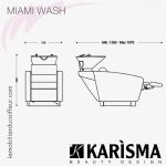 BACS DE LAVAGE - MIAMI WASH (Dimensions) Karisma