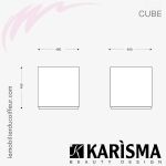 CUBE | Pouf d'attente (Dimensions) | Karisma