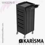 WAGON Noir fermé | Table de service | Karisma