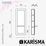 EMPIRE (Dimensions) | Coiffeuse | Karisma