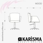 FAUTEUIL DE COUPE -  MOOD (Dimensions) Karisma