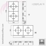 IDISPLAY-R (Dimensions) | Meuble expo | Nelson Mobilier