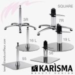 FAUTEUIL DE COUPE - SQUARE (Pieds) Karisma