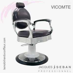 Fauteuil de coupe | VICOMTE Noir | JACQUES SEBAN